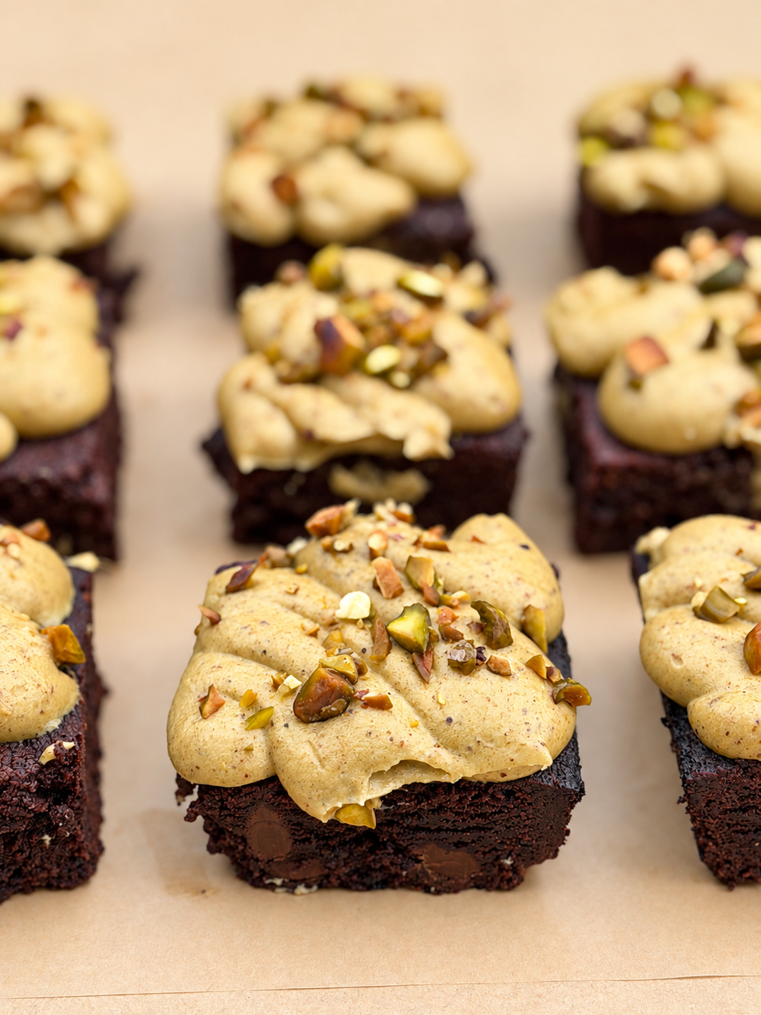 Coffee Salted Caramel Brownie